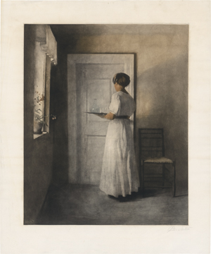 Lot 5538, Auction  123, Ilsted, Peter, Mädchen mit Tablett