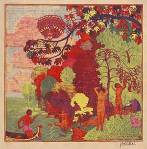 Lot 5546, Auction  123, Vachál, Josef, Die Insel der Glückseeligen