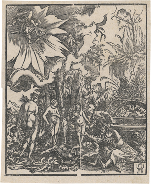 Lot 5655, Auction  123, Altdorfer, Albrecht, Der Traum und das Urteil des Paris