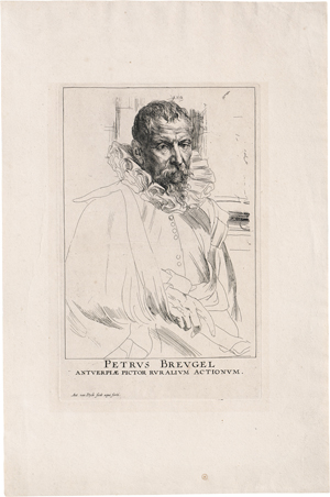 Lot 5718, Auction  123, Dyck, Anthony van, Bildnis des Malers Pieter Bruegel d. Ä.