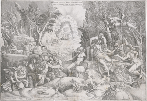 Lot 5737, Auction  123, Ghisi, Giorgio, Der Tod der Procris