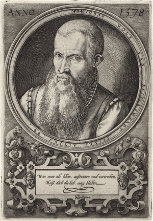 Lot 5742, Auction  123, Goltzius, Hendrick, Bildnis des Vaters Johan Goltz van Keiserswerdt