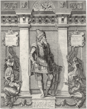 Lot 5782, Auction  123, Italienisch, um 1600. Bronzestatur von Chlodwig I.