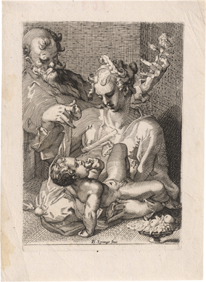 Lot 5888, Auction  123, Spranger, Bartholomäus, nach. Die Hl. Familie