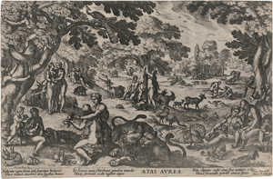 Lot 5893, Auction  123, Tempesta, Antonio, Aetas Aurea (Das Goldene Zeitalter).