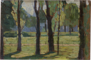 Lot 6199, Auction  123, Bugatti, Rembrandt, "Il parco di Milano" (Ansicht eines Parks in Mailand)