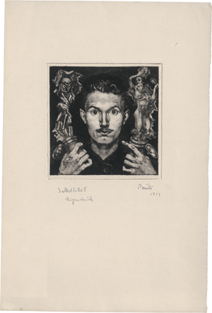 Lot 6383, Auction  123, Pauli, Fritz, Selbstbildnis I