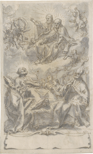 Lot 6552, Auction  123, Österreichisch, 18. Jh. Der Tod des hl. Joseph