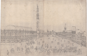 Lot 6585, Auction  123, Acqua, Cristoforo dall', Die Piazza dei Signori in Vicenza