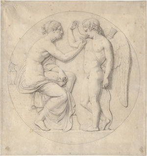 Lot 6624, Auction  123, Schadow, Ridolfo - nach, Tondo mit Amor und Hebe