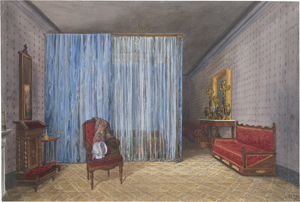 Lot 6713, Auction  123, Girard, Pierre, Schlafzimmer in Palermo