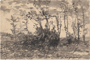 Lot 6727, Auction  123, Harpignies, Henri Joseph, Kleines Dickicht