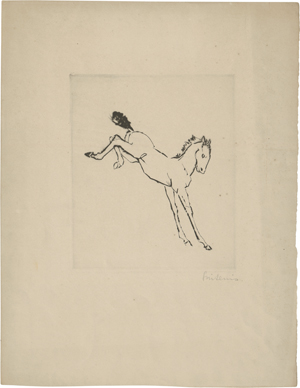 Lot 7105, Auction  123, Sintenis, Renée, Springendes Fohlen; Hund Oscar; Zwei Rehkitze