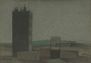Lot 7156, Auction  123, Beneš, Vlastimil, Industrielandschaft
