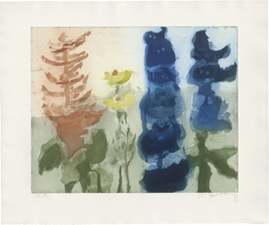 Lot 7213, Auction  123, Fußmann, Klaus, Rittersporn, Astilbe und Rudbeckia; Vergissmeinnicht; Zinnien