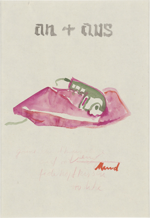 Lot 7258, Auction  123, Hödicke, Karl Horst, an + aus (Mund)