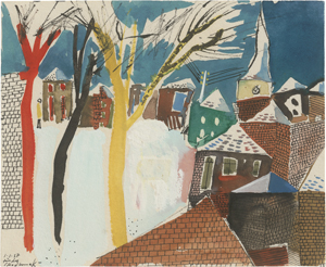 Lot 7352, Auction  123, Skodlerrak, Horst, Stadtansicht