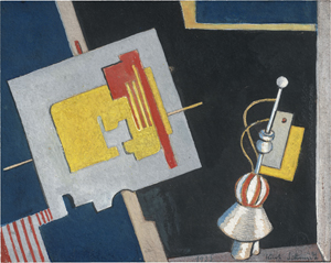 Lot 8099, Auction  123, Schmidt, Kurt, Szene mit technischer Figur