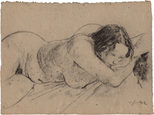 Lot 8109, Auction  123, Jaeckel, Willy, Seitlich liegender weiblicher Akt