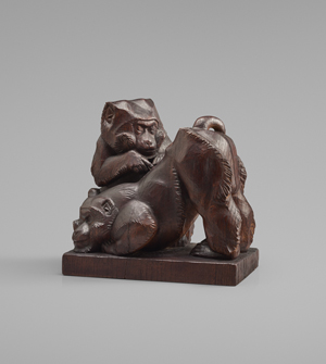 Lot 8113, Auction  123, Barwig d. J., Franz, Zwei sich lausende Paviane