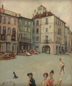 Lot 8128, Auction  123, Wellenstein, Walter, Locarno - Piazza Grande