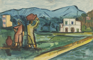 Lot 8137, Auction  123, Gilles, Werner, Landschaft bei Palinuro