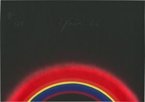 Lot 8206, Auction  123, Piene, Otto, Regenbogen für Hering