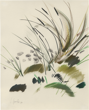 Lot 8233, Auction  123, Sprotte, Siegward, Dünengras im Wind auf Sylt