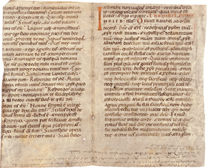 Lot 803, Auction  124, Lectionarium romanum, 4 große Makulaturfragment einer Handschrift des frühen 12. Jahrhunderts