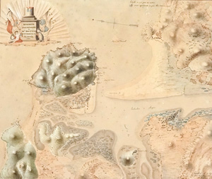 Lot 91, Auction  125, Cortijo, Santiago, Karte von Santona. Zeichnung. 1824