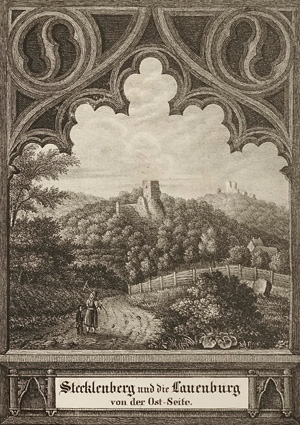 Lot 175, Auction  125, Hoffmann, Friedrich August, Die Burgen und Bergfesten des Harzes und der nächsten Umgegend. Quedlinburg und Leipzig, Basse, 1836. - Einzige Ausgabe