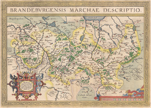 Lot 245, Auction  125, Ortelius, Abraham, Brandeburgensis Marchae Descriptio. Amsterdam um 1610