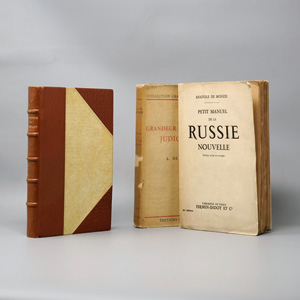 Lot 459, Auction  125, Monzie, Anatole de, Grandeur et Servitudes judiciaires. Paris, Kra, 1931. - Widmunsgexemplar mit 3 Beigaben