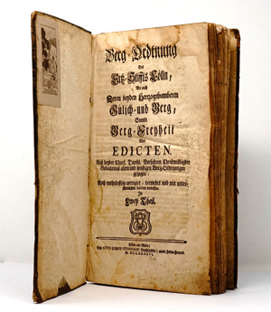 Lot 464, Auction  125, Berg-Ordtnung, Des Ertz-Stiffts Cölln. Kölln, Otto Joseph Steinhaus, 1746