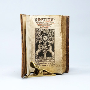 Lot 744, Auction  125, Poliziano, Angelo und Justinianus, Institutionum imperialium