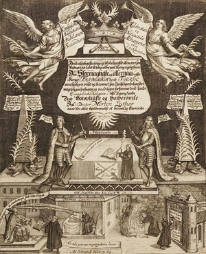 Lot 860, Auction  125, Confessionis Augustanae, jubilaeum secundum celebratum in Senaculo Alburgensi. Kupferstich. Um 1717