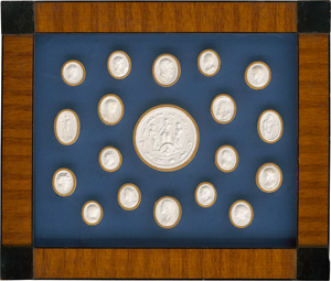 Lot 864, Auction  125, Daktyliothek, Sammlung von 103 Gipsabdrucken von geschnittenen Kameen. Um 1860