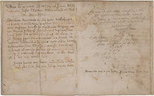 Lot 1043, Auction  125, Frumaldus, Valentinus, Deutsche und lateinische Handschrift auf Papier. Böhmen 1604