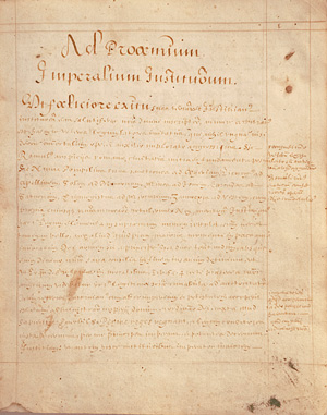 Lot 1044, Auction  125, Justinianus, In libros quatuor institutionum Imperialium annotate