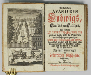 Lot 1612, Auction  125, Hobbhan, Johann Wilhelm, Die besondern Avanturen Ludwigs, Grafens von Gleichen. Schneeberg, Carl Wilhelm Fulda, 1730
