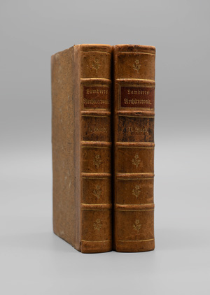 Lot 1794, Auction  125, Lambert, Johann Heinrich, Anlage zur Architectonic, oder Theorie des Einfachen und des Ersten. Riga, J. F. Hartknoch, 1771. - Erste Ausgabe