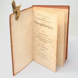 Lot 1800, Auction  125, Schelling, Friedrich Wilhelm Joseph von, Einleitung zu einem Entwurf eines Systems der Naturphilosophie. Jena und Leipzig, Christian Ernst Gabler, 1799