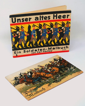 Lot 1825, Auction  125, Scholz-Verlag, 2 Soldatenmalbücher. Mainz, Scholz, um 1904-1915