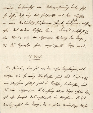 Lot 2019, Auction  125, Goethe-Kreis.- Knebel, Carl Ludwig von, Manuskript-Fragment + Beigaben