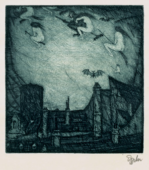 Lot 3085, Auction  125, Ewers, Hanns Heinz und Eggeler, Stefan, Meine Mutter die Hex. Berlin, Sieben Stäbe bzw. Wien, Frisch, 1923. - Eines von 300 signierten Exemplaren