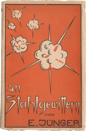 Lot 3177, Auction  125, Jünger, Ernst, In Stahlgewittern. Hannover, Selbstverlag, 1920. - Erste Ausgabe der ersten selbständigen Veröffentlichung Jüngers