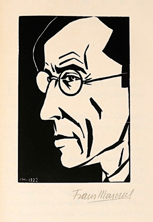 Lot 3242, Auction  125, Holitscher, Arthur und Masereel, Frans, Frans Masereel. Berlin, Juncker, 1923. - Vorzugsausgabe mit signiertem Holzschnitt