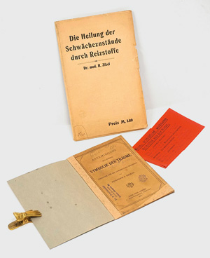 Lot 3265, Auction  125, Zikel, Heinz und Mynona, Die Heilung der Schwächezustände durch Reizstoffe. Schweizer, 1920