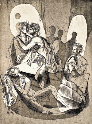 Lot 3360, Auction  125, Platon, The Symposium of Sokrates. Frankfurt, The Friends of Socrates, 1937. - Seltenes Erstlingswerkes. Mit 8 Radierungen von F. Springer