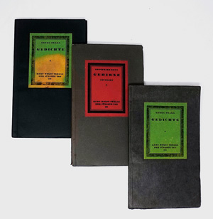 Lot 3372, Auction  125, Trakl, Georg, Gedichte. Leipzig, K. Wolff, 1917. - Zweiter Druck der ersten Ausgabe. Beigaben